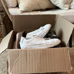 Box Of Lightly Used Men’s Designer Shoes Sneakers 8 To 8.5 