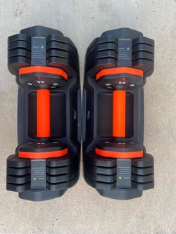 55lb adjustable dumbbell set weights