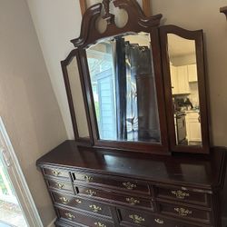 Antique Bedroom Set – Heavy, Solid