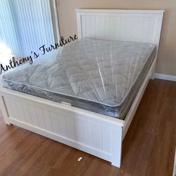 Queen Bed And Mattress