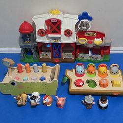 Animals Farm Interactive / Peek Pop-Up Animal / Alligator Pounding Bench