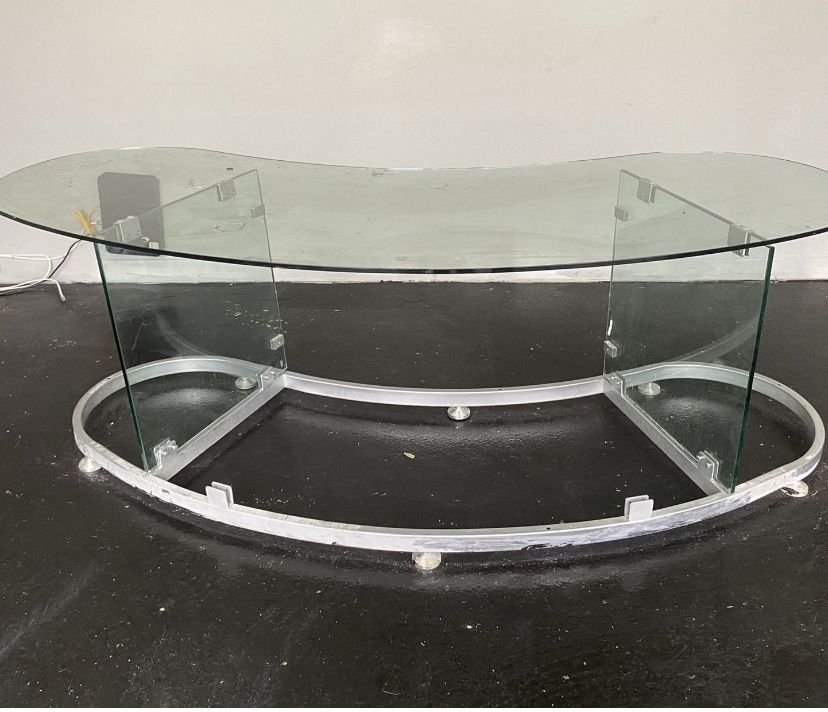 Executive Glass Desk 