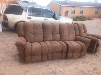 Sofa couch and recliner