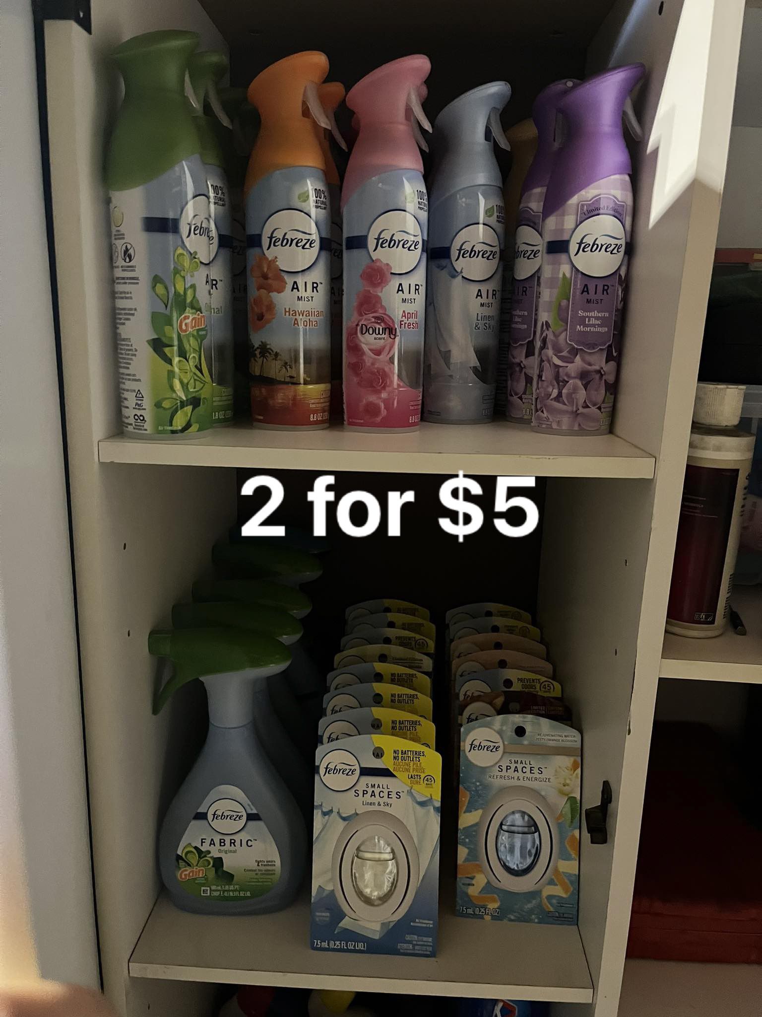 Febreze Spray 2/$5 