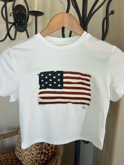 USA Crop T-Shirt NEW