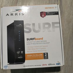 671
ARRIS Surfboard SBG7580 AC2-RB DOCSIS 3.0 Cable Modem & Wifi