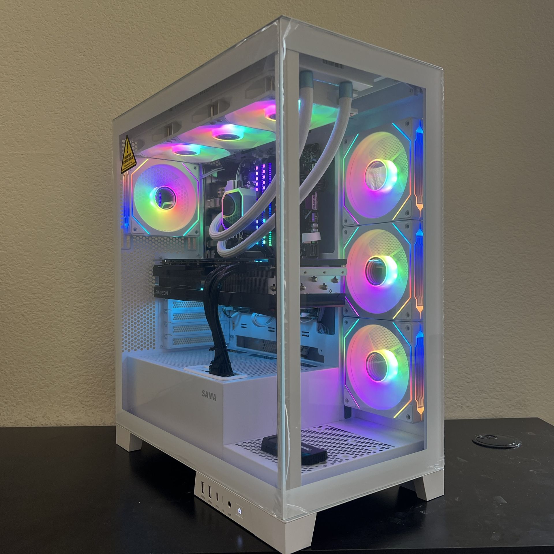 ULTRA FAST Liquid Cooled i9 Gaming PC Computer (i9-14900K, RX 7900 XTX, 32GB RAM, 2TB NVMe, WiFi)