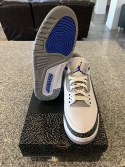 DS Nike Air Jordan 3 III Racer Blue Sz. 10