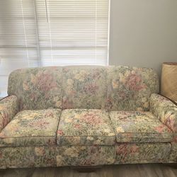 Single Floral Sofa 
