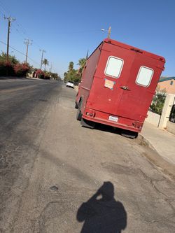 Red Step Van Food Truck For Sale