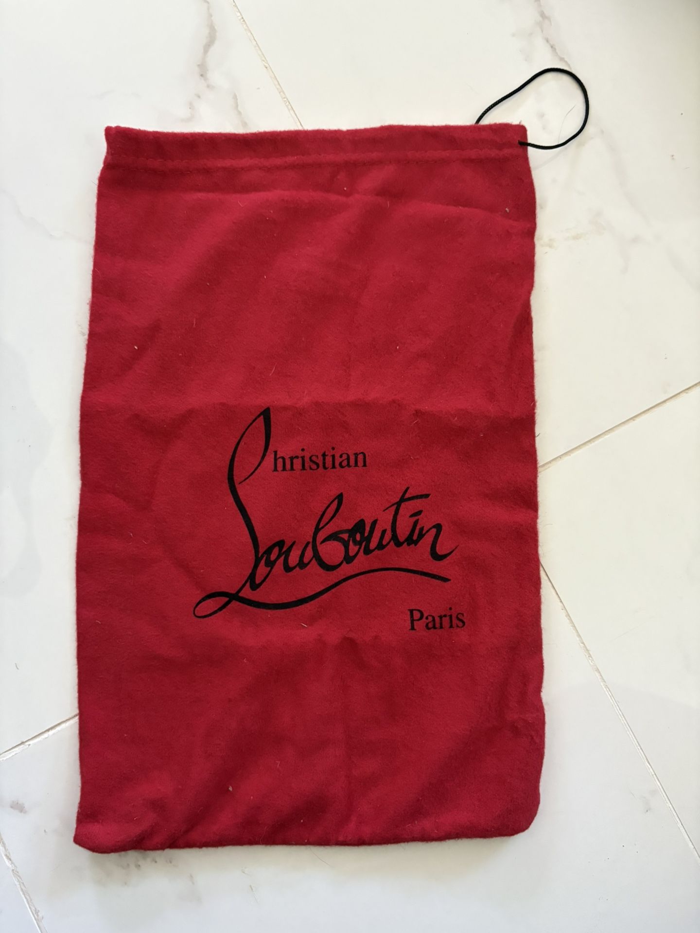 Christian Louboutin Vibrant Red Shoe Bag