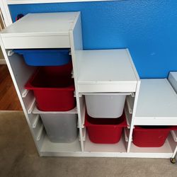 Storage Combination w/Bins + Other Furniture 