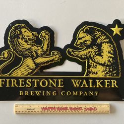 🌟 Firestone Walker Ale Metal Beer Bar Tin Sign  