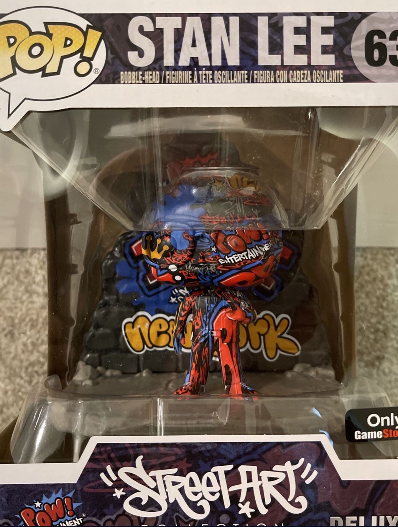 🔥Funko Pop Marvel Street Art Stan Lee EXCLUSIVE 63 IN HAND