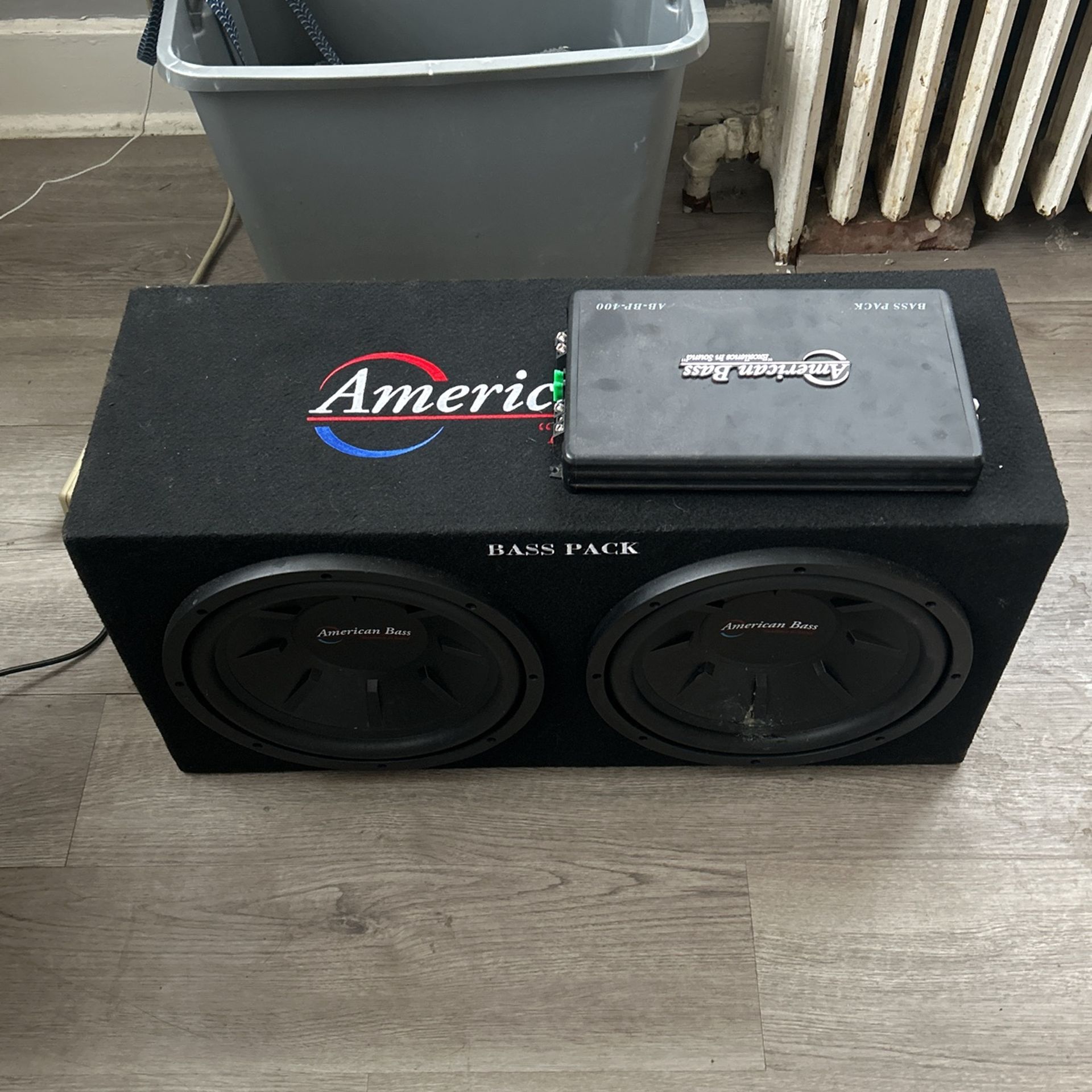 American Bass Box With Amp