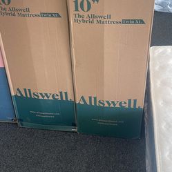 Allswell 10” Hybrid Twin XL Mattress In A Box 