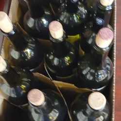 16 Empty Wine Bottles For Free