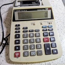 Canon P23-DH III Desktop Printing Calculator with Power Adapter