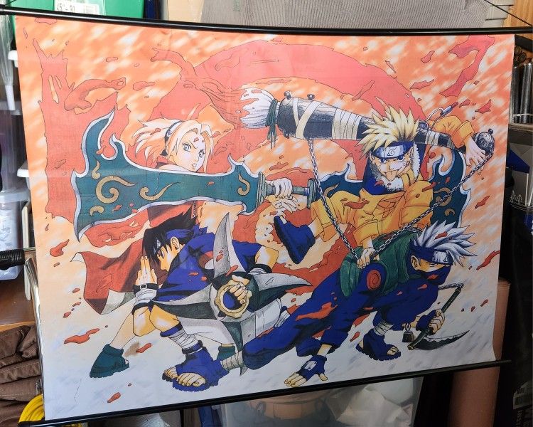 Naruto anime wall scroll