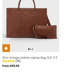 New Leather Laptop Bag
