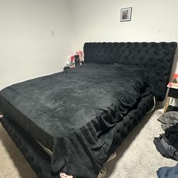 Tufted Bed Frame Only 