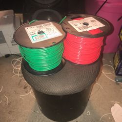 Electrical Wire 12 AWG STR RED & GREEN