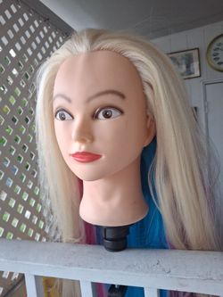 Silicone Beauty Salon Display Head