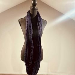 Purple Infinity Scarf