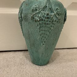 Unique Metal Patina Vase