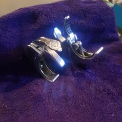 2 Harley Davidson motorcycle clamps