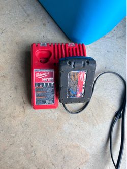 Milwaukee battery and charger