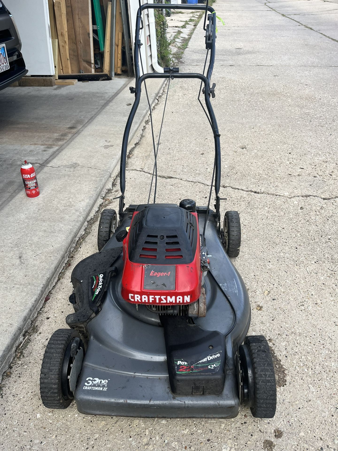 22" Craftsman  Self-Propelled Walk Mower