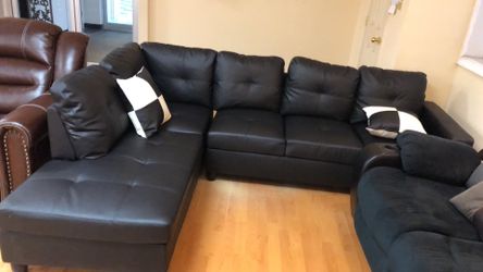 Muebles de sala color negro