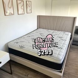 New Queen Bed Frames With Mattress 