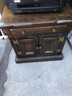 antique end table