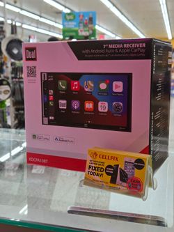 Dual 7" Car Stereo Touchscreen (Apple CarPlay/Android Auto)