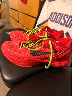 Kobe 6 Reverse Grinches size 10. Used size 10. OBO