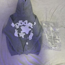 grey sp5der hoodie