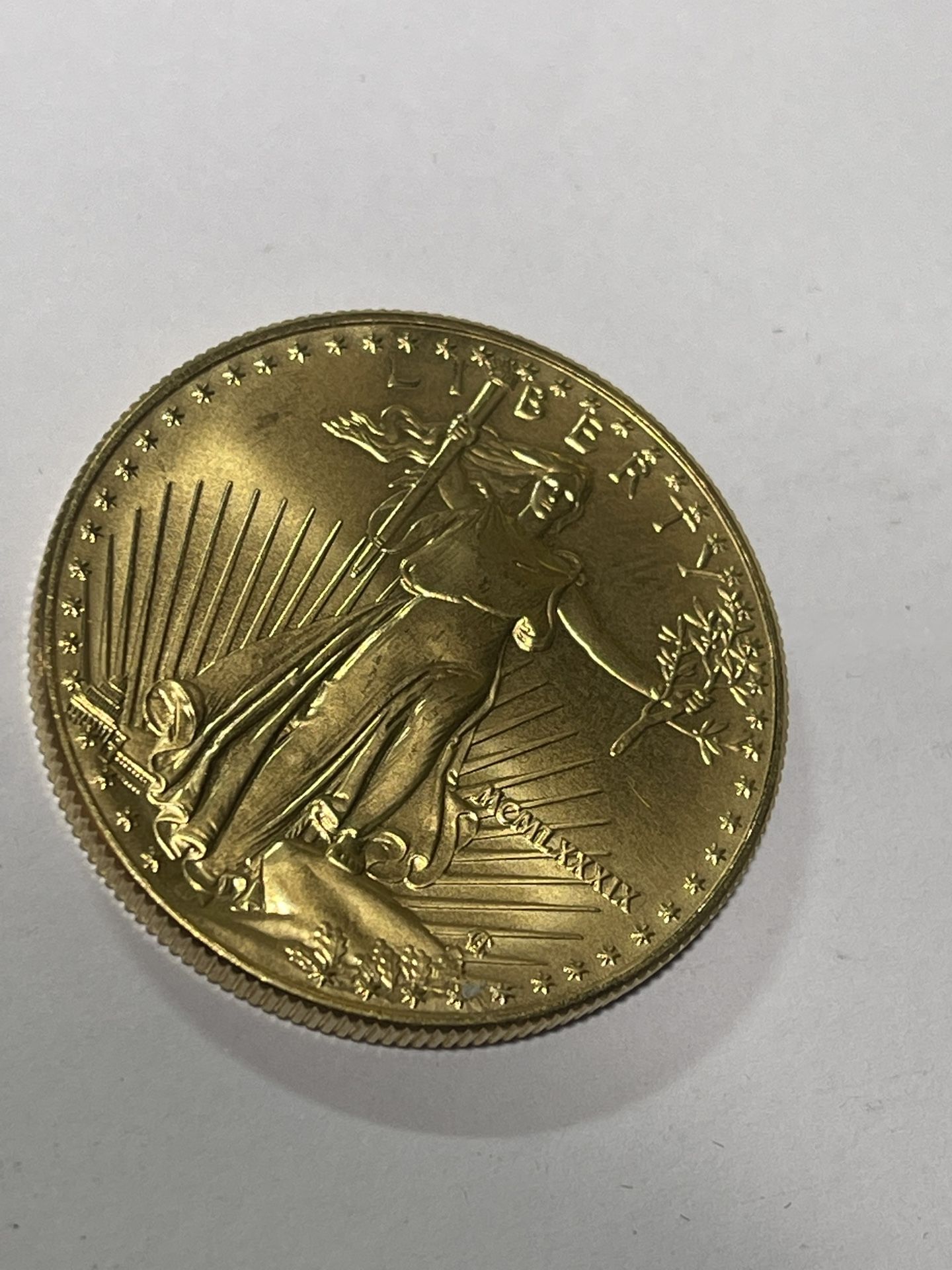 1 Oz Gold Coin American Gold Coin Eagle 999 Fine Gold 