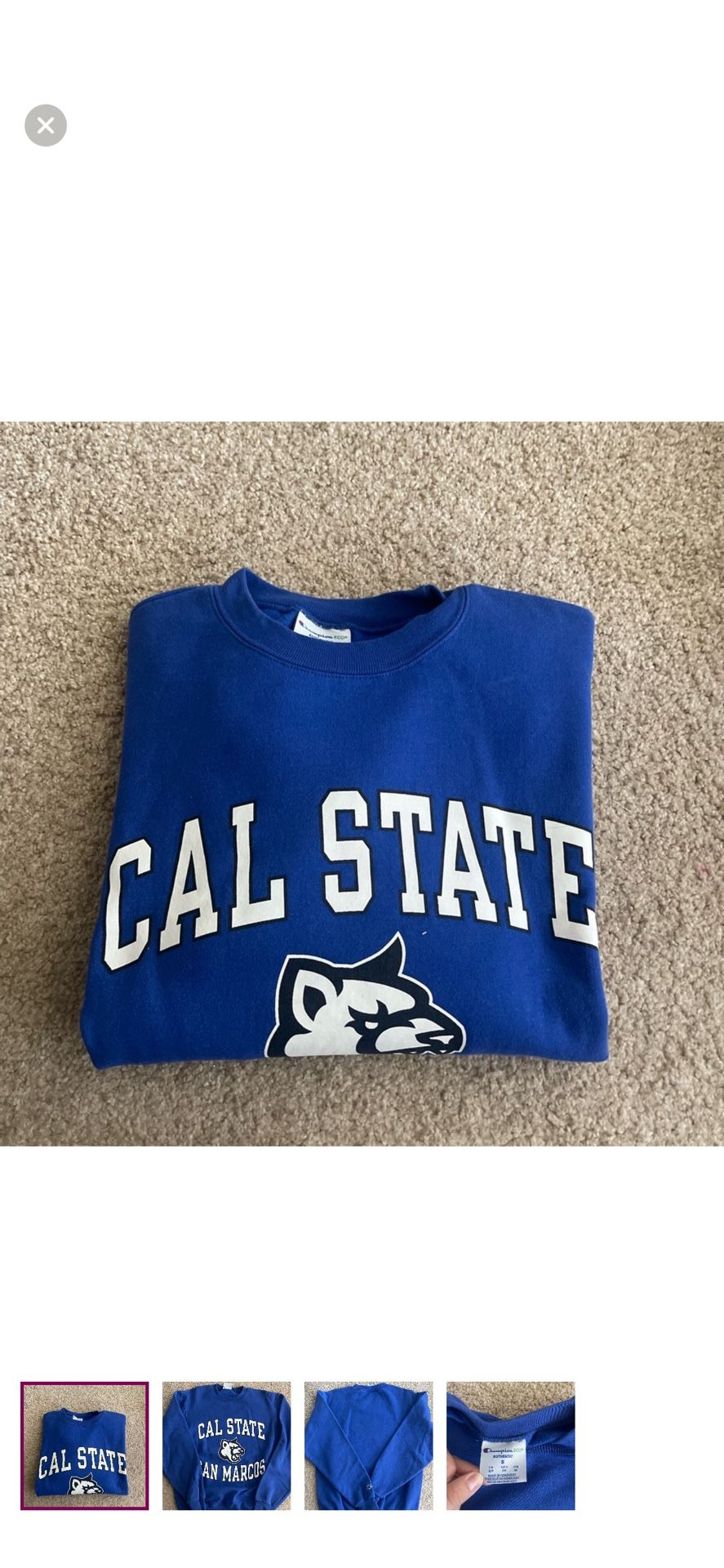 csusm champion crewneck sweater