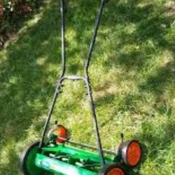 Scott Classic Reel Lawn Mower $29, quiet and eco-friendly!