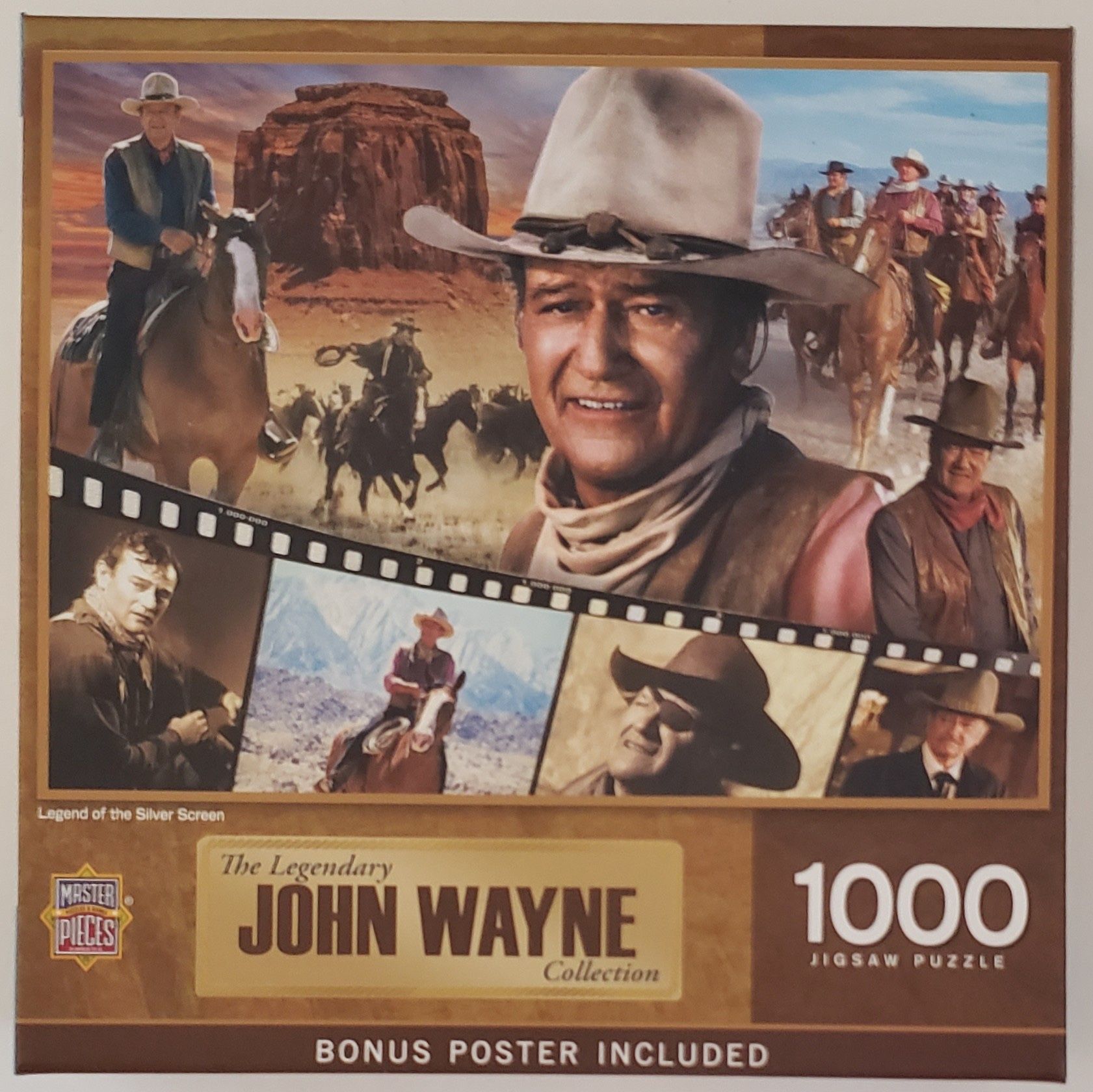 The "MasterPieces 1000 Piece Jigsaw Puzzle: "John Wayne Collection".