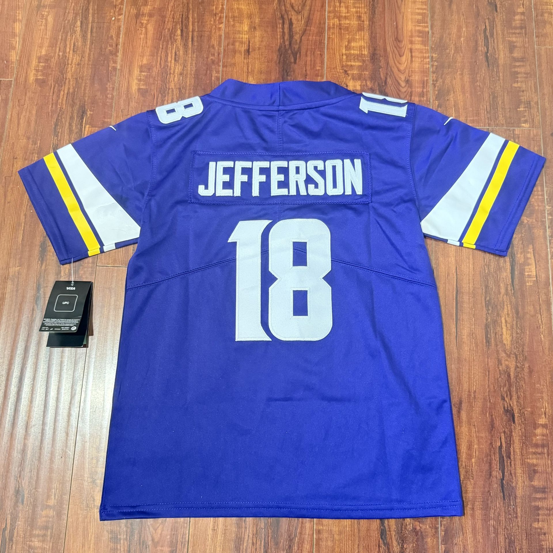 Justin Jefferson NFL Youth Mediuml 10-12 #18 Minnesota Vikings On-Field Jersey!!
