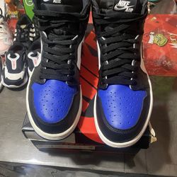 Jordan 1 Royal Toe 150$Size 9.5 Good Condition 