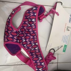 Top Paw Dog Harness Pink Arrow Pattern Size Large