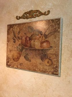 Vintage Style FRUIT Still Life Wall Art
