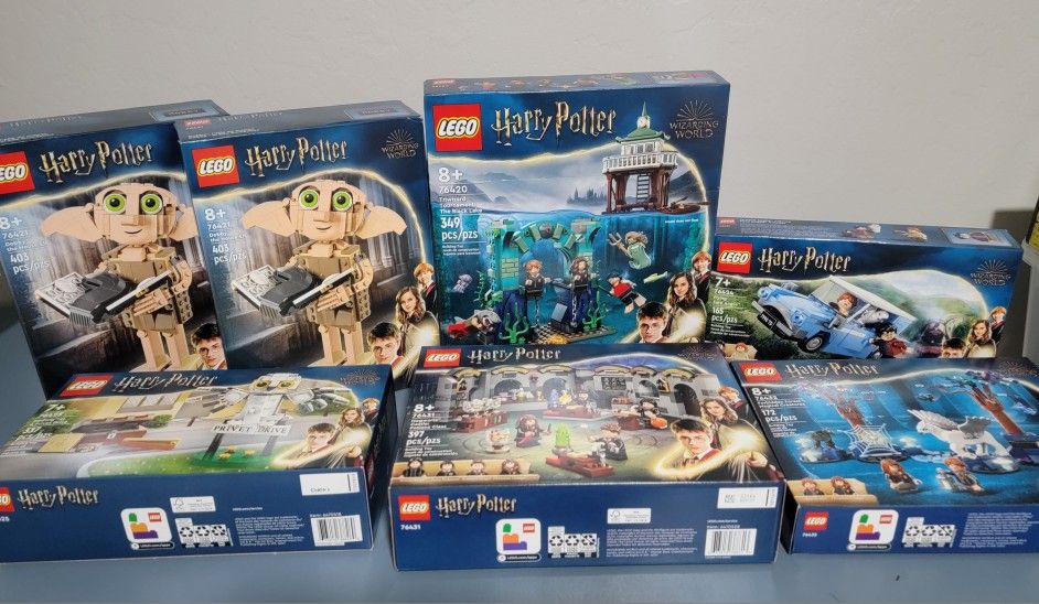 LEGO Harry Potter Sets. Bundle of 7 Sets