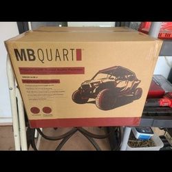 POLARIS RZR MB QUART Powered Subwoofer New In Box Never Opened 