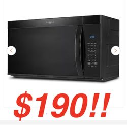 Whirlpool 30 Inch Over The Range Microwave