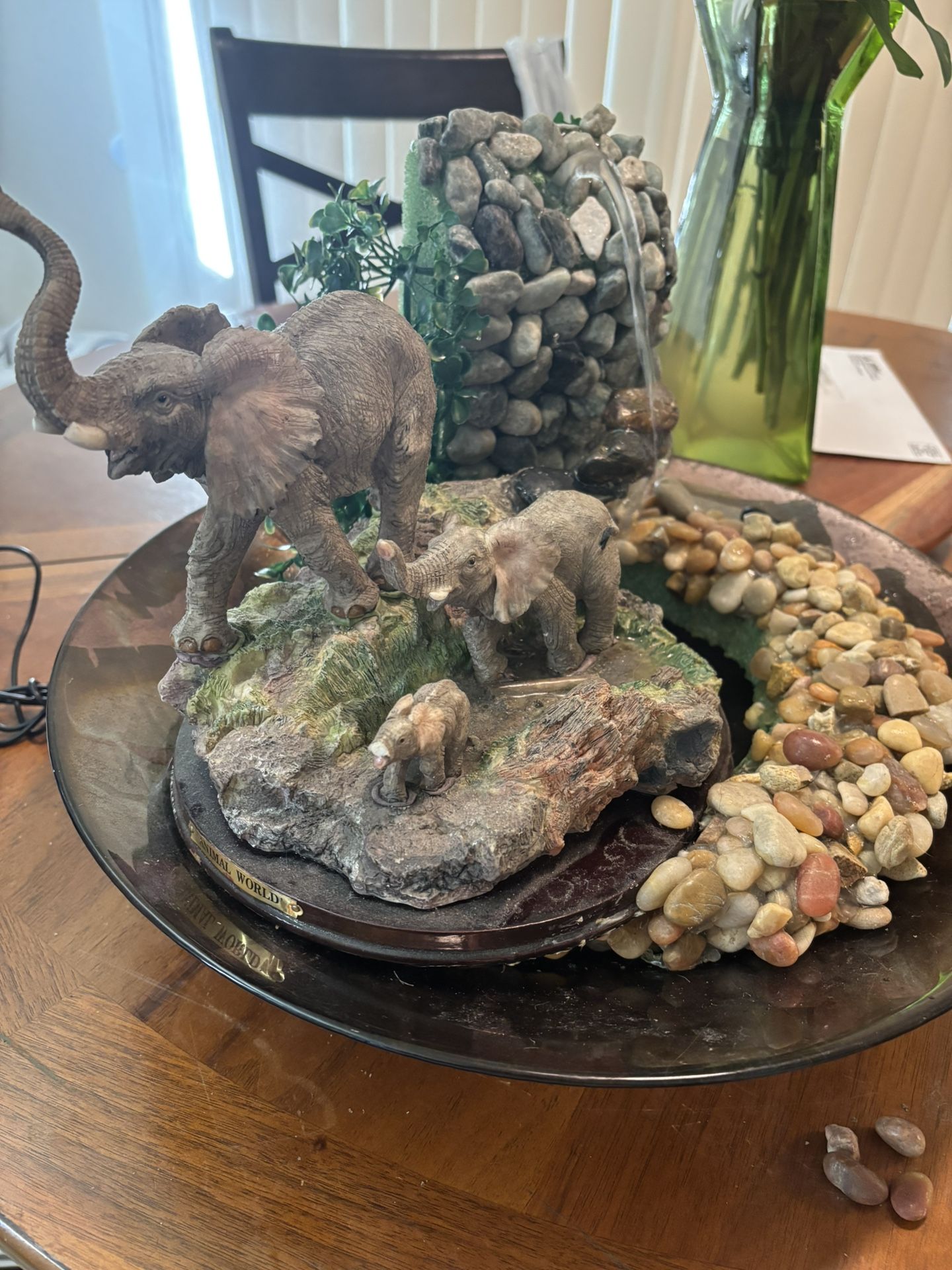 Elephant Family Water Fountain 